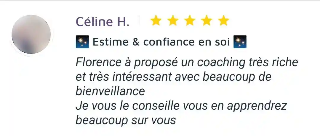 celine_temoignage Photo d'un témoignage de Céline
