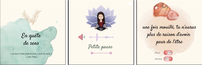 Illustration de posts de Florence sur Instagram