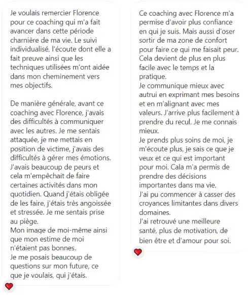 Témoignages de Aurelie