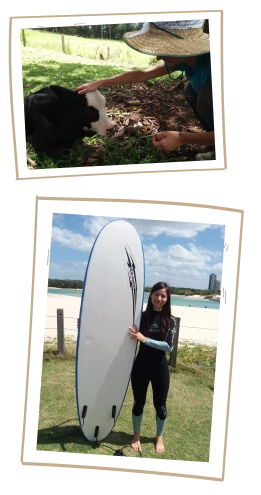 Deux photos de Florence en voyage